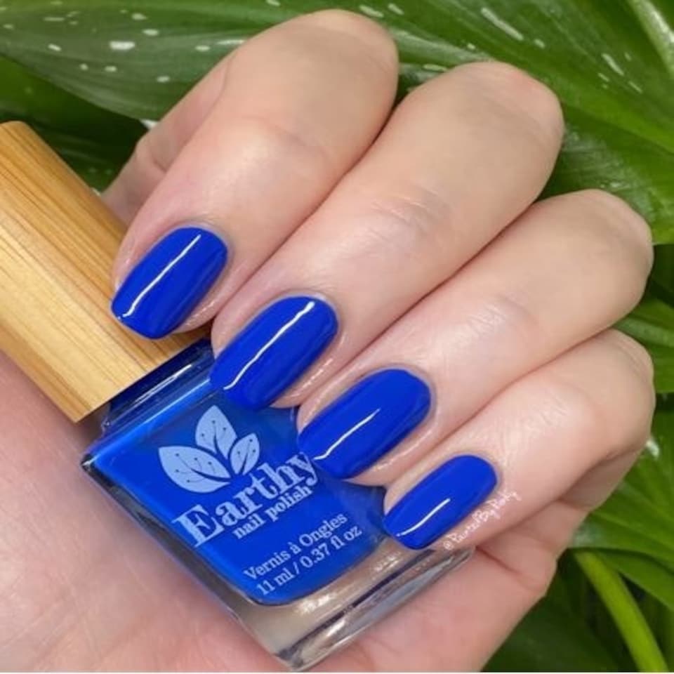 image 1 of Earthy Nail Polish Poseidon Blue 11ml N/A