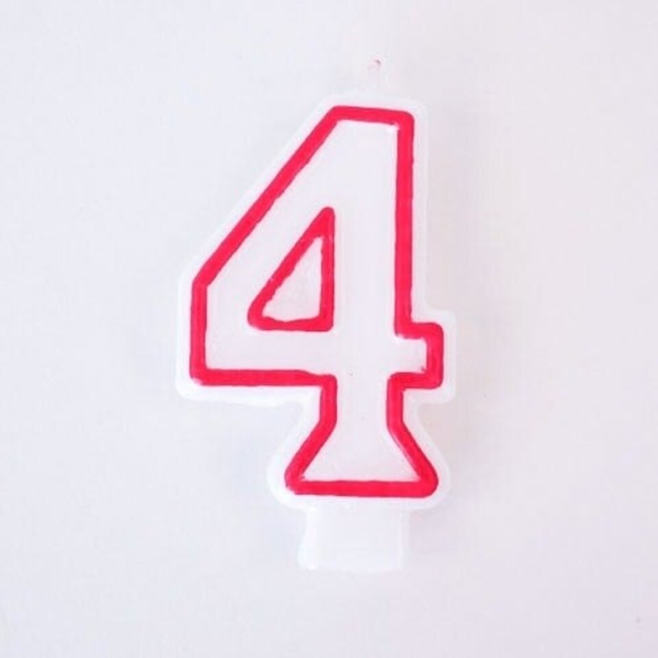 Shaped Candle - Number 4
