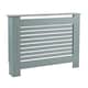 image 6 of Extending Radiator Cover Adjustable Wooden MDF Slatted Grill | Grey