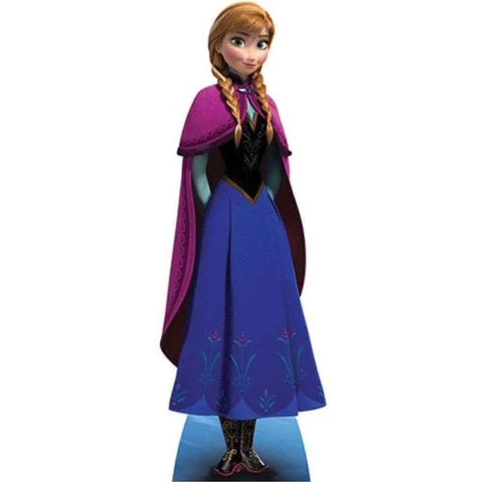 image 1 of Disney Frozen Anna Lifesize Cardboard Cutout 155cm