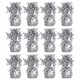 image 1 of Silver Foil Balloon Weights - Pack of 12