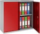 image 4 of Phoenix SCL Series SCL0891GRK 2 Door 1 Shelf Steel Storage Cupboard Grey Body & Red Doors with Key Lock