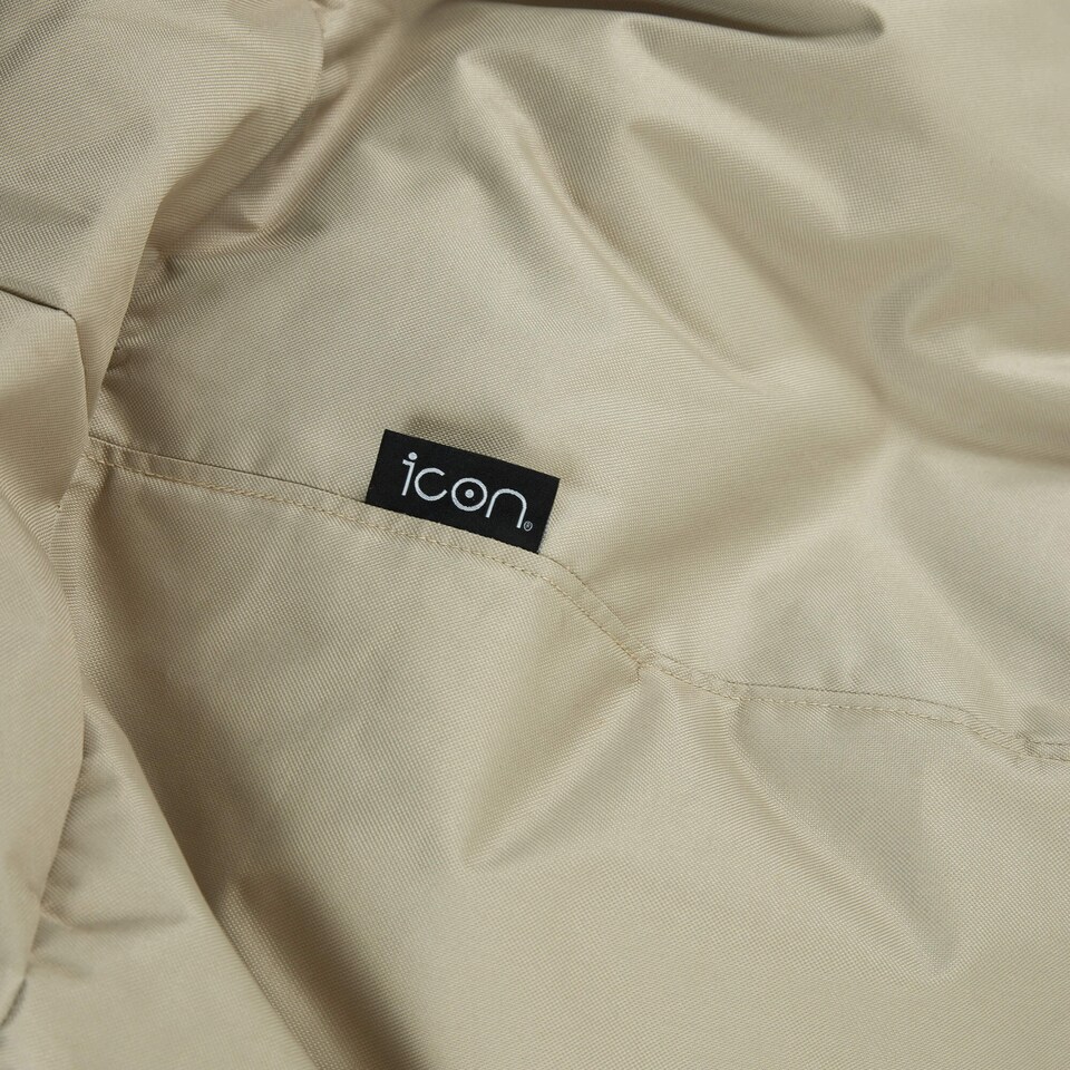 image 1 of Adult Classic Beanbag Outdoor Waterproof Bean bags Ready Filled - Stone, 2 Pack