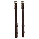 image 2 of Collegiate Comfitec European Leather Horse Cheekpiece - Brown - Full