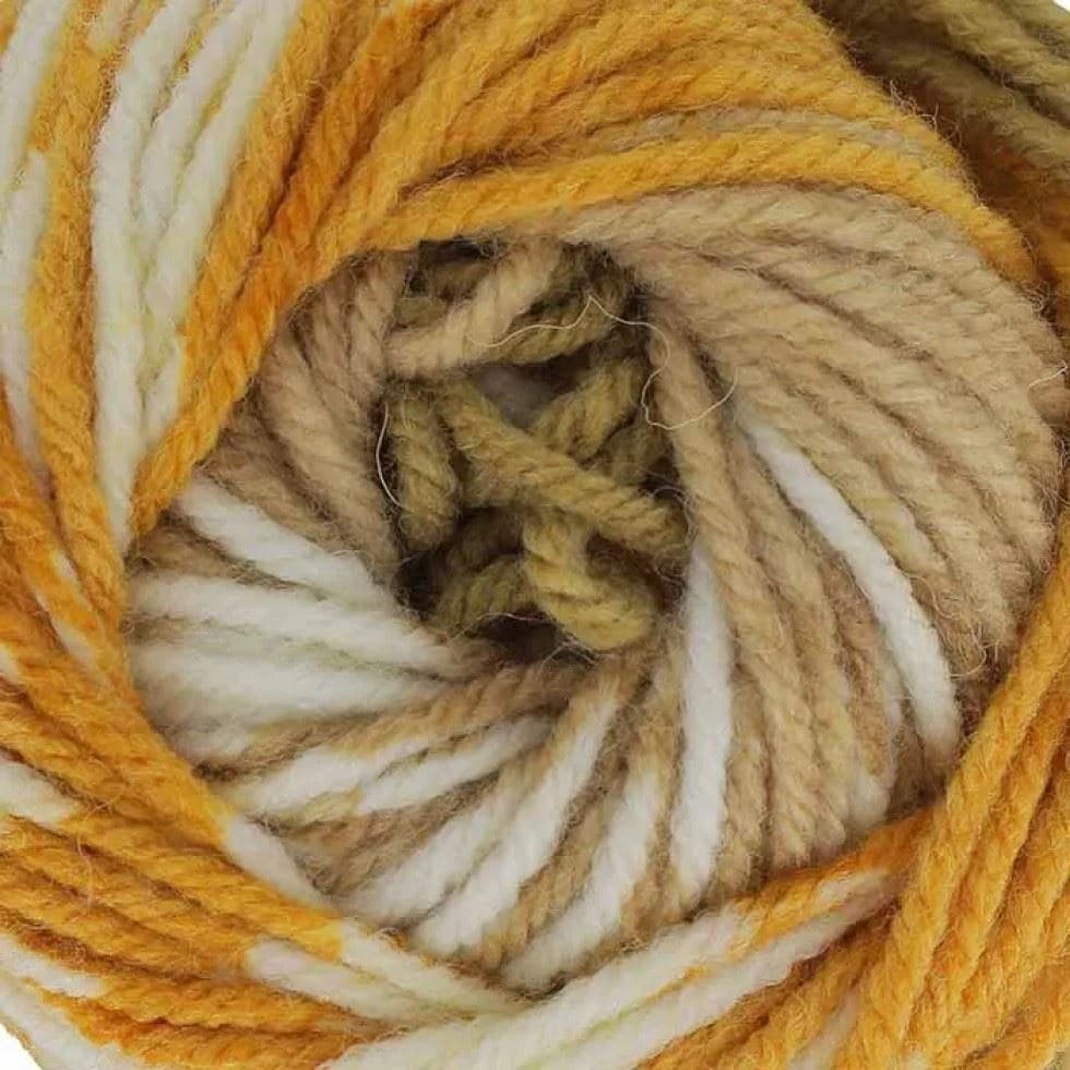 King Cole Orange Nordic Chunky Yarn (Value Pack 8 x 150g Balls) For Crochet, Knitting - 200m per ball