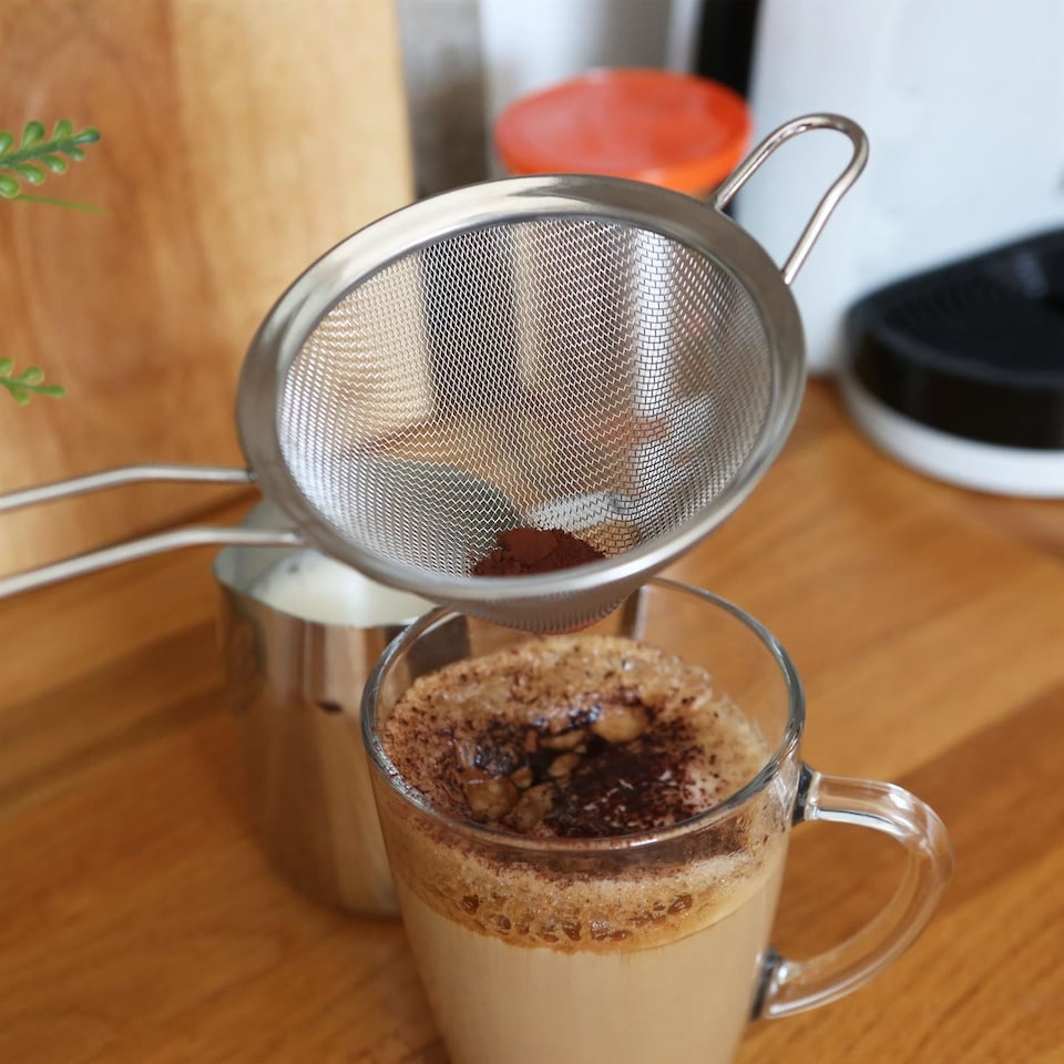 image 1 of Argon Tableware Stainless Steel Conical Strainer - 10cm