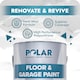 image 2 of Polar Floor & Garage Paint Heavy Duty Durable | Grey | Light Grey | 5 litre