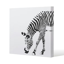 Zebra (Canvas Print) 114 x 114 x 4cm