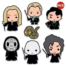 Harry Potter And The Deathly Hallows Deluxe Villains Stickers (Pack of 50) - Multicoloured - One Size