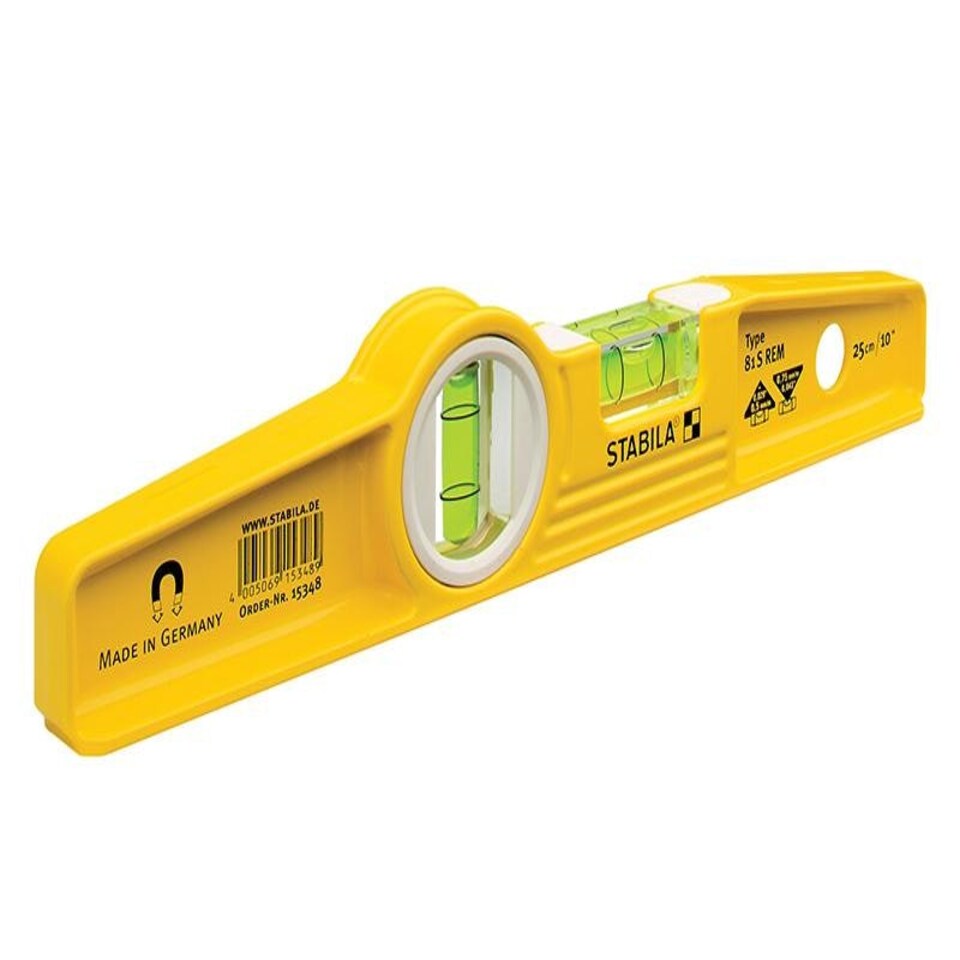 Stabila 81S Rem Rare Earth Magnetic Torpedo Level 25Cm