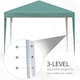 image 6 of Outsunny 3 x 3M Garden Pop Up Gazebo Height Adjustable Marquee Party Tent Wedding Canopy with Carrying Bag, Green