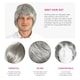 image 2 of Short Wig - Grey | Grey | 12