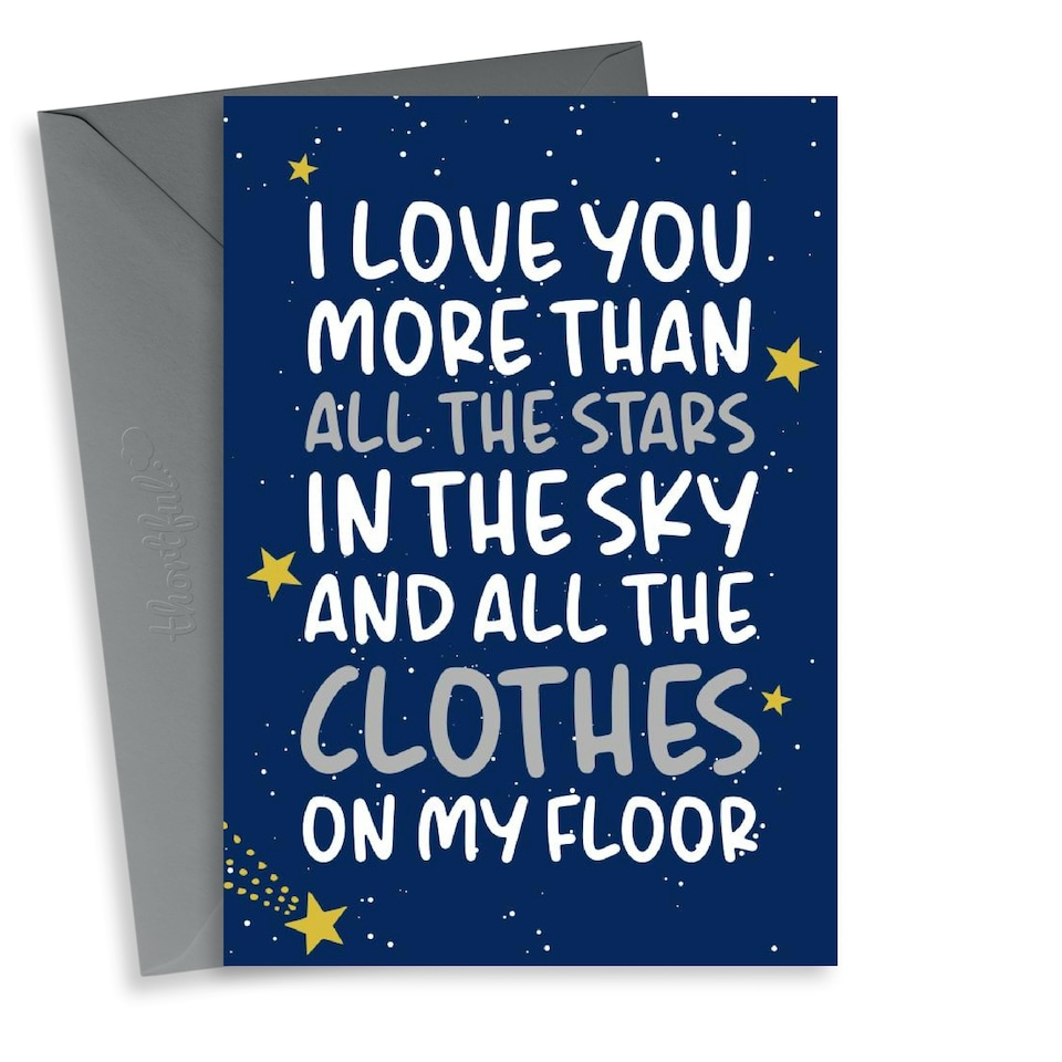 image 1 of Funny Clothes On The Floor Mother's Day Card For Mum