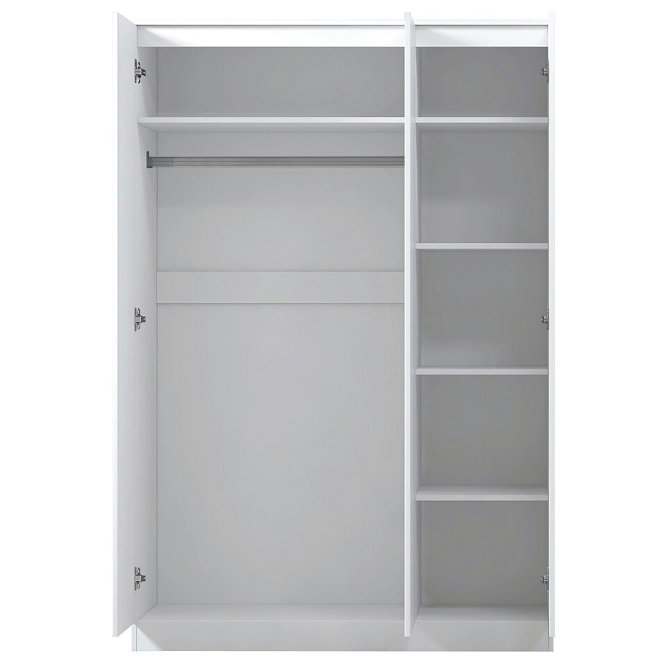 image 1 of FWStyle Stora 3 Door Wardrobe - White Gloss Front White