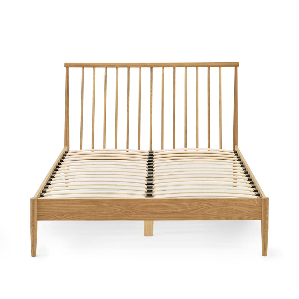 image 1 of Magnolia Oak Spindle Bed -  King (150cm)