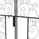 image 6 of Outsunny Metal Garden Arch with Double Gate, Garden Arbor Climbing Plants