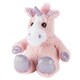 image 1 of Warmies Plush Iridescent Pink Unicorn Microwavable Wheat Bag LARGE