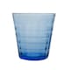 image 4 of Duralex Prisme Drinking Glasses - 275ml Tumblers for Water, Juice - Blue - Pack of 4 Blue