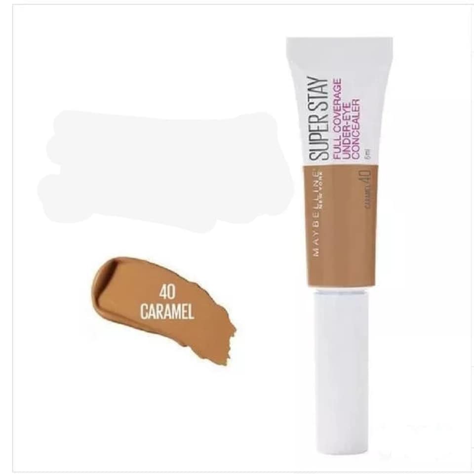 image 1 of Maybelline Super Stay Full Coverage Under Eye Concealer 6ml Yellow | 20 Sand