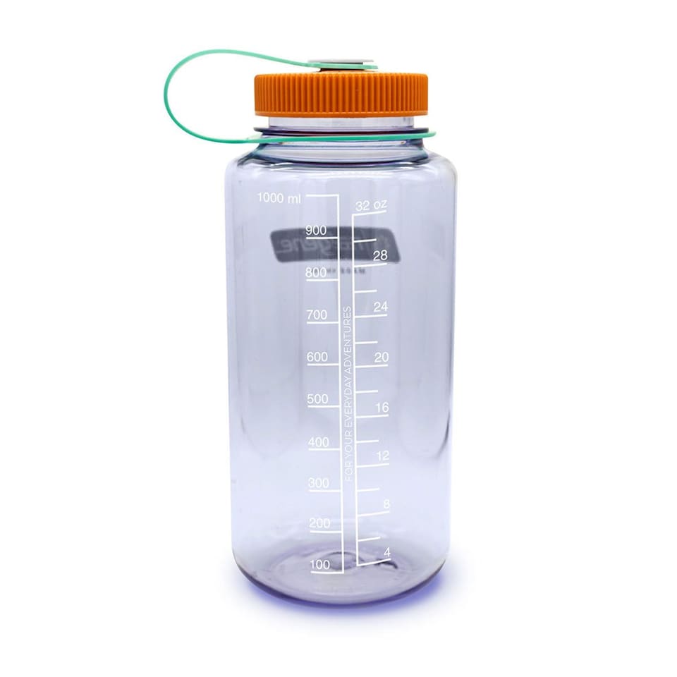 image 1 of Nalgene Wide Mouth 1L Tritan Sustain Water Bottle - Amethyst