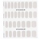 image 2 of Nail Sticker (white) - # Pale Beige Nail - 32pcs White