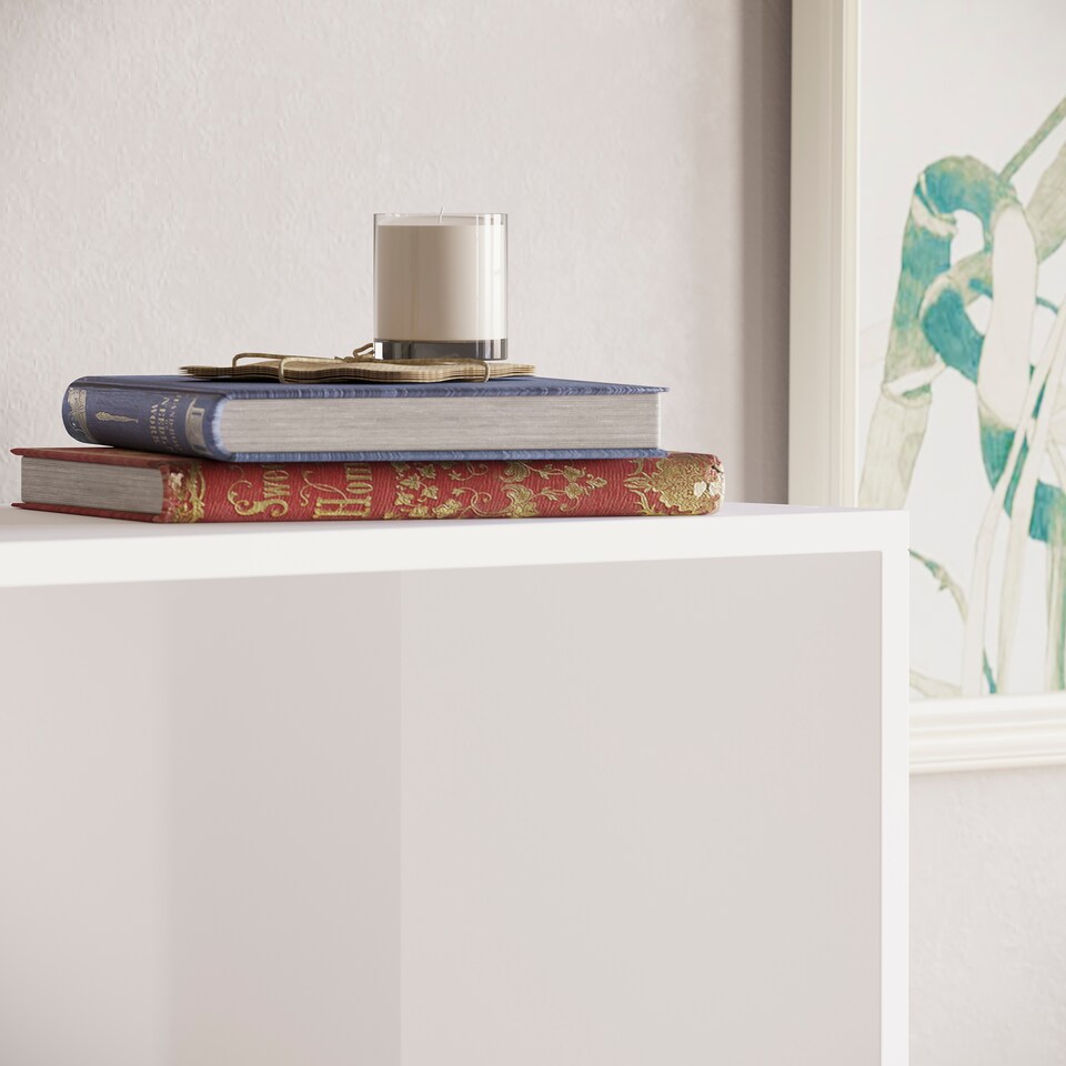 image 1 of Vida Designs Cambridge 4 Tier Large Bookcase Display Storage, White