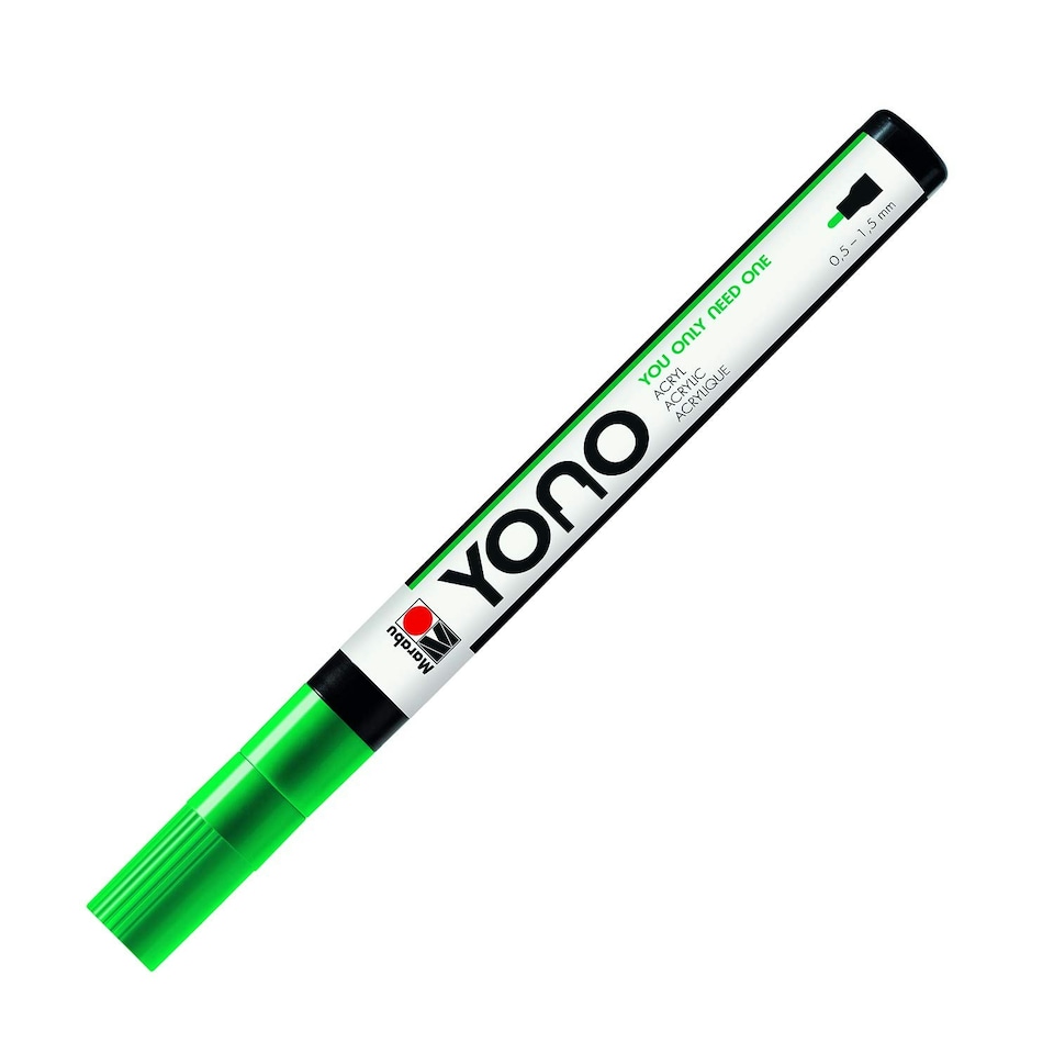 Marabu YONO Marker - Rich Green 067 - Bullet Tip Fine 0.5-1.5mm - MR12400101067