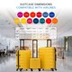 image 3 of Flight Knight Suitcase Sets 3 Piece, Large Suitcase, Extra Large Suitcase, easyJet Cabin Bag 45x36x20cm Underseat Carry On, 100+ Airlines Approved - BA, Ryanair Yellow | Yellow/Black  | Large