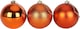 image 2 of 10cm/3Pcs Christmas Baubles Shatterproof Rose Gold,Tree Decorations