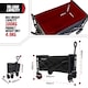 image 3 of MoverX 70L/100kg Festival Trolley, Folding Beach Wagon, Portable Garden Cart, Beach, Outdoor