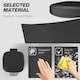 image 10 of HOMCOM 12L Kitchen Pedal Bin, Metal Rubbish Bin with Soft-close Lid, Black Black | 12L