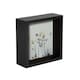image 1 of Nicola Spring 3D Deep Box Photo Frame - 6 x 6" - Black
