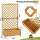 image 2 of COSTWAY Raised Garden Bed Outdoor Plant Container Orange Orange