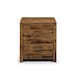image 3 of Rustic Oak Bedside Drawers - 2 Drawers