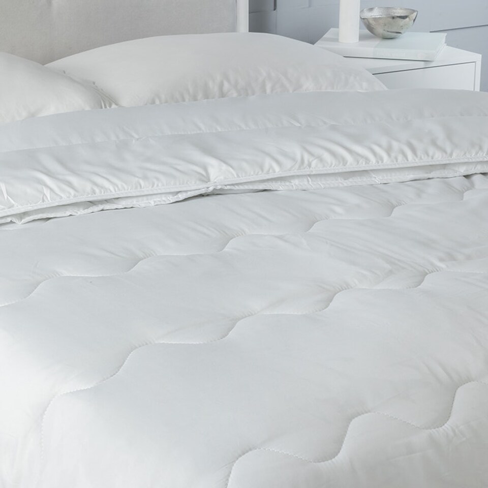 image 1 of 4 Season 3 in 1 All Season Duvet (9.0 + 4.5 Tog ) Detachable Soft Touch Microfibre Duvet King White