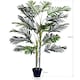 image 5 of Outsunny Artificial Tree, 150cm Tropical Palm Tree, Fake Plants in Pots, FauGreen Plant for Indoor Home Office Living Room Decoration