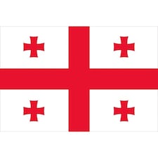 Georgia Flag - 5 x 3 ft