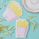 image 1 of Good Vibes 'Fries Before Guys' Paper Napkins 32cm 2Ply - Pack of 16