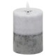 image 4 of Hill Interiors Luxe Collection Dipped Natural Glow Electric Candle - Grey - 15cm x 7cm x 7cm Grey
