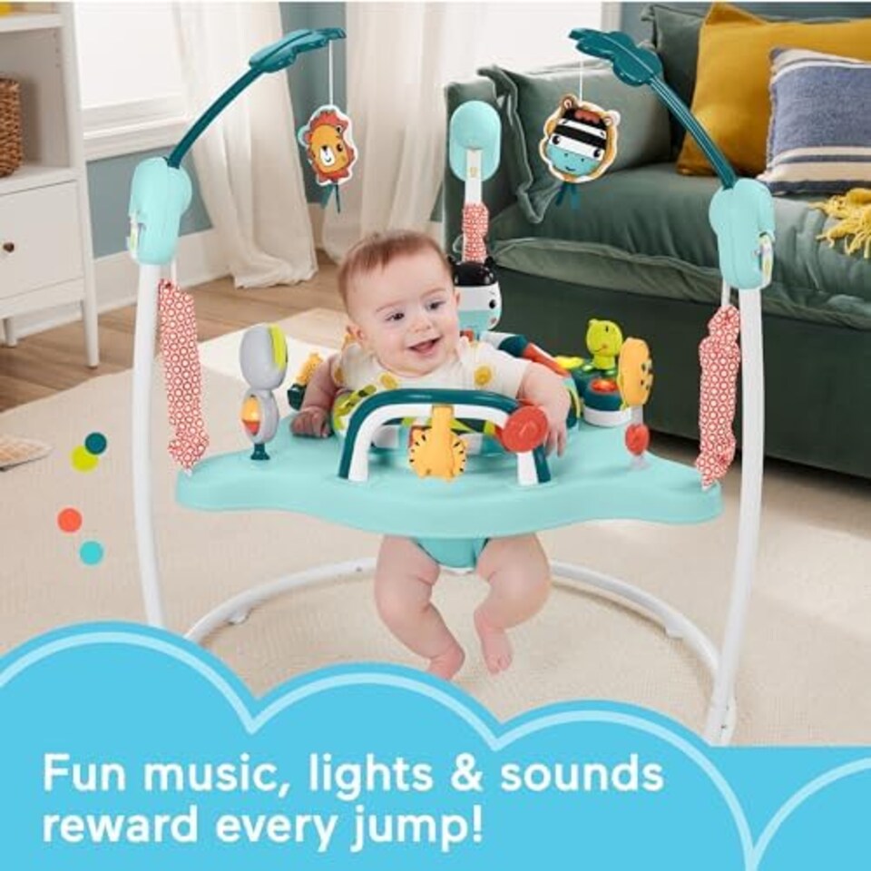 image 1 of Fisher Price Colourful Corner Jumperoo Activity Centre