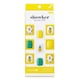image 1 of Showker Gel Nail Strip # Cpa702 Aloha Pineapple - 1pcs