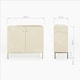 image 10 of Frank Olsen Lyra Tall sideboard White | Alabaster White