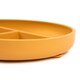 image 4 of Tiny Dining Baby Divided Silicone Suction Plate - Ochre Orange
