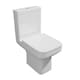 image 1 of Premium OPEN BACK Toilet Set (Nantes)  - Cistern - Soft Close Seat - Includes Chrome Flush Button