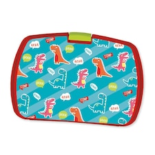 Plastic Dinosaurs Lunch Box - Blue/Red/Green - One Size