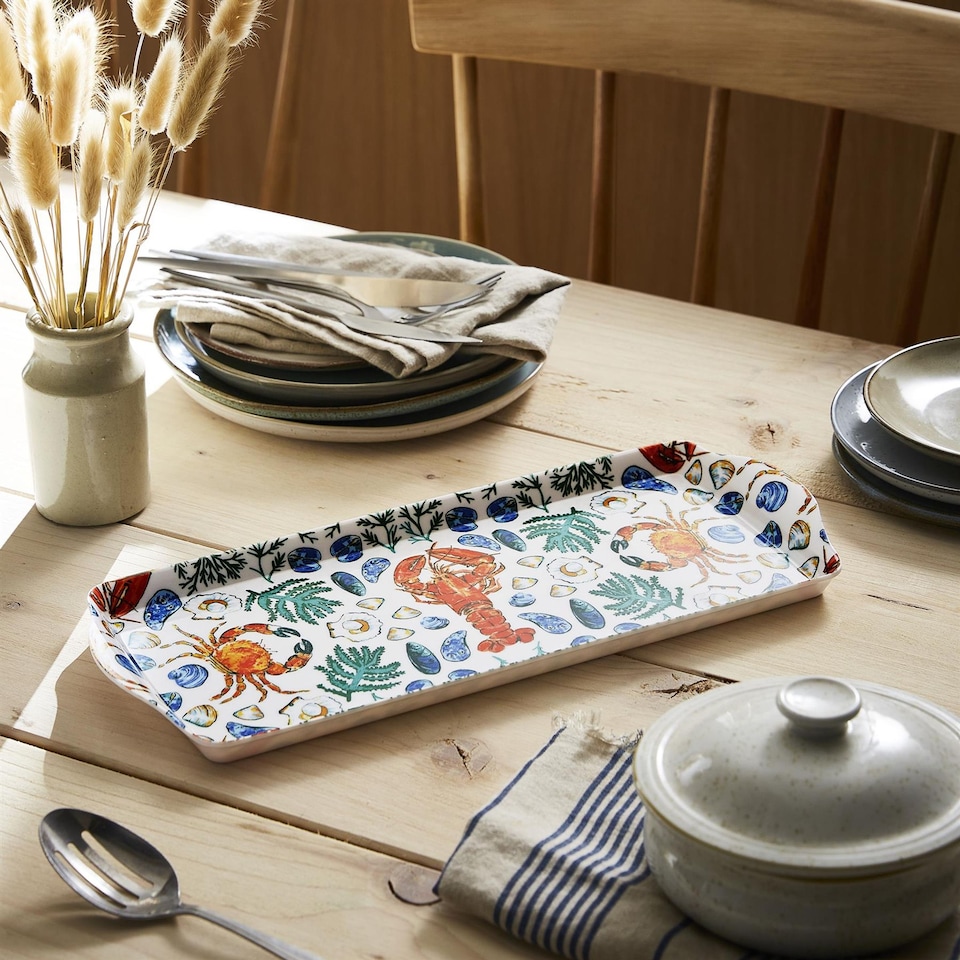 image 1 of Ulster Weavers Shellfish Tray - Small Green