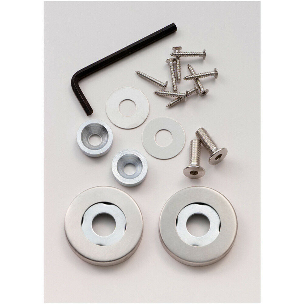 Loops Rose Pack to suit Stainless Steel Pull Handles 52 x 8mm Satin Stainless Steel in Metallics