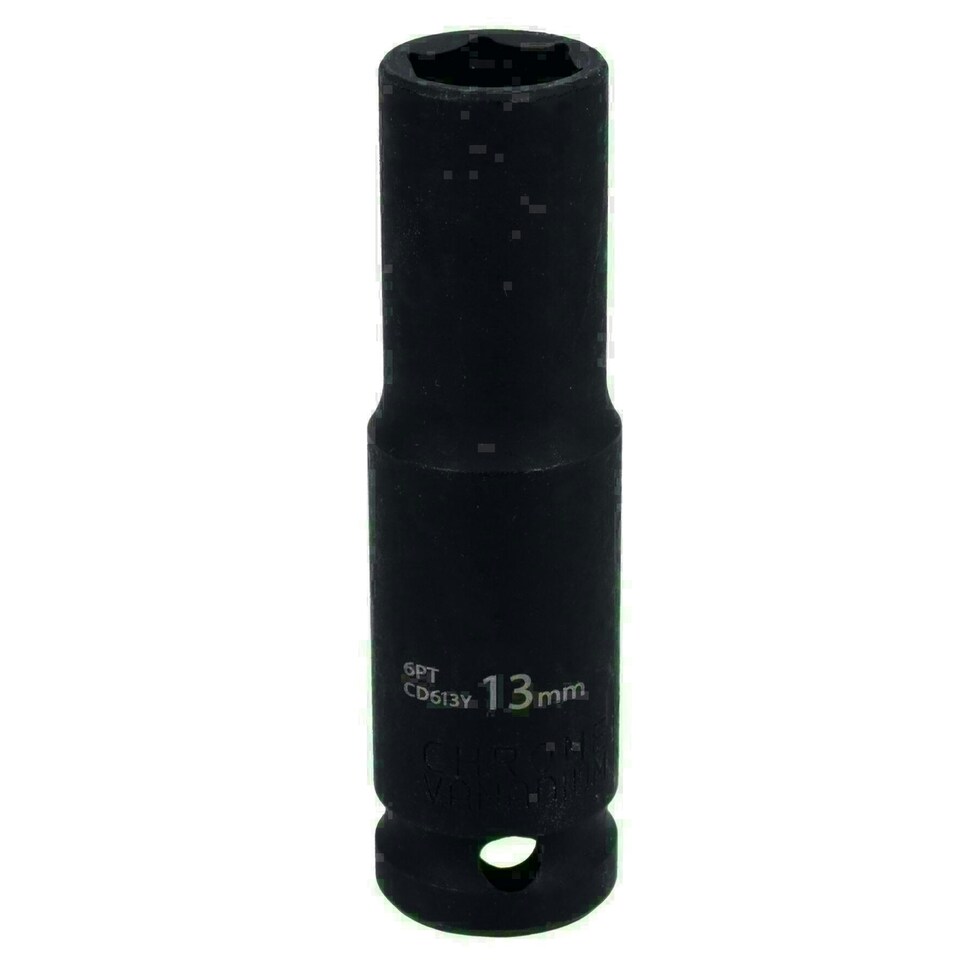 image 1 of 13mm 1/2" Drive Double deep Metric Impacted Impact Socket Single Hex 6 Sided