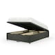 image 1 of Charcoal Linen Ottoman Base King Size | Multi