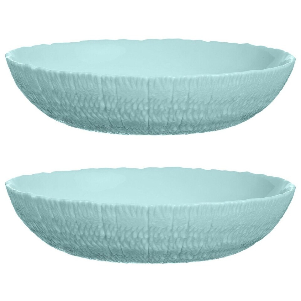 image 1 of Luminarc Turquoise Serving Bowl | Blue | 2